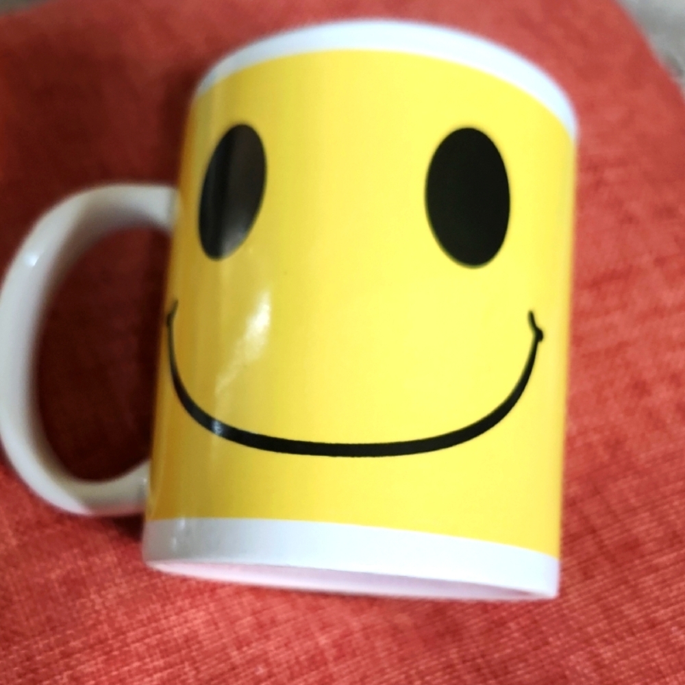 Yellow Smiley Face Mug
